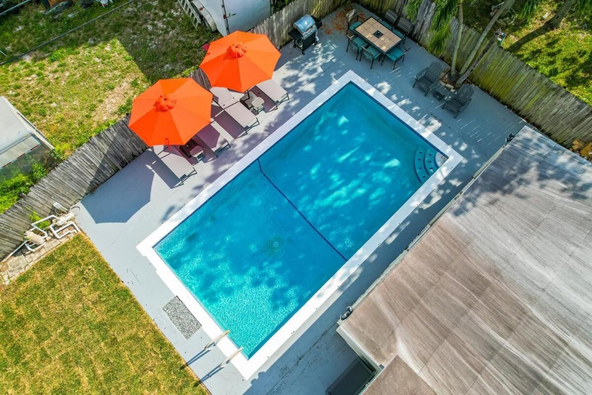 Cozy Miami Private Pool House W- Arcade Games, Bbq Villa Norland Eksteriør bilde